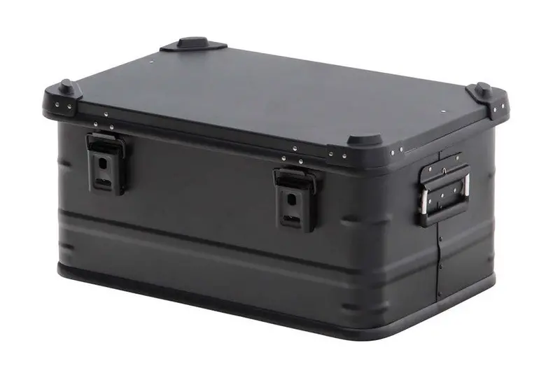 Overland Vehicle Systems Aluminum Storage Box, 53Qt - Black 1