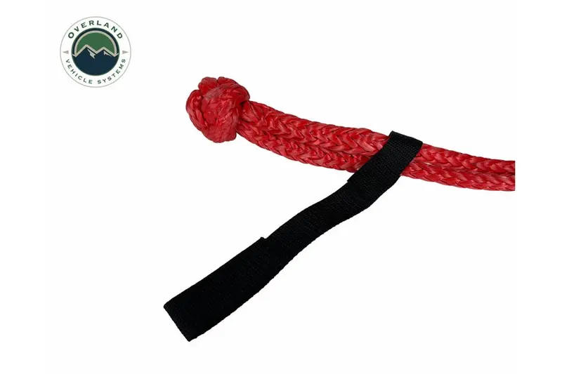 Overland Vehicle Systems Brute Recovery Winch Line W/Synthetic Soft Shackle 3/8 X 99In 1