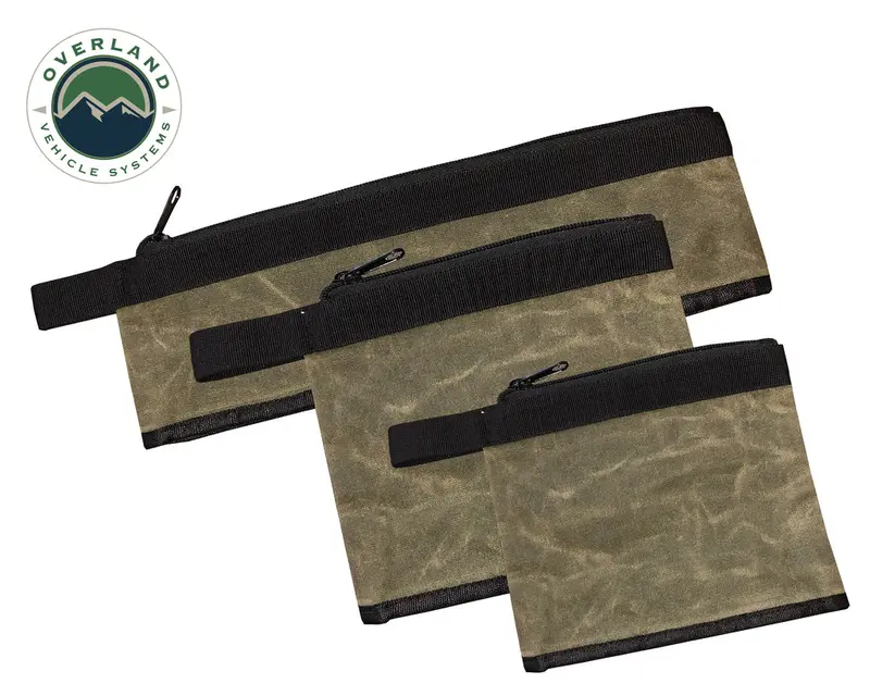 Overland Vehicle Systems Medium Bag Set Of 3, Waxed Canvas 1