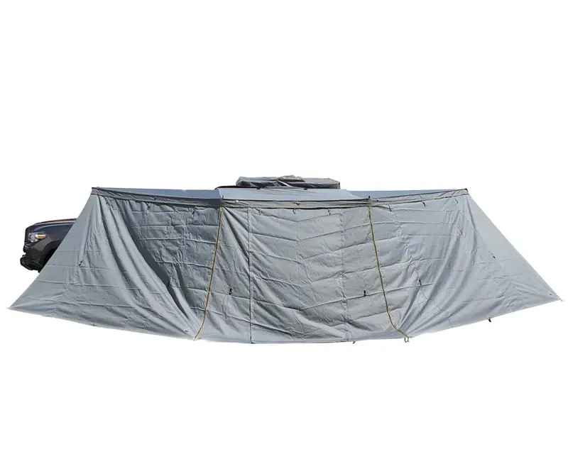 Overland Vehicle Systems Nomadic 180 Dark Grey Awning Side Wall W/ Storage Bag 1