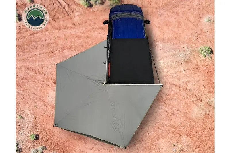 Overland Vehicle Systems Nomadic Lt 270 Awning/Wall 1,2 And Mounting Brackets - Driverside 1