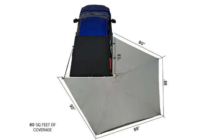 Overland Vehicle Systems Nomadic Lt 270 Awning/Wall 1,2, Mounting Brackets - Passenger Side 1