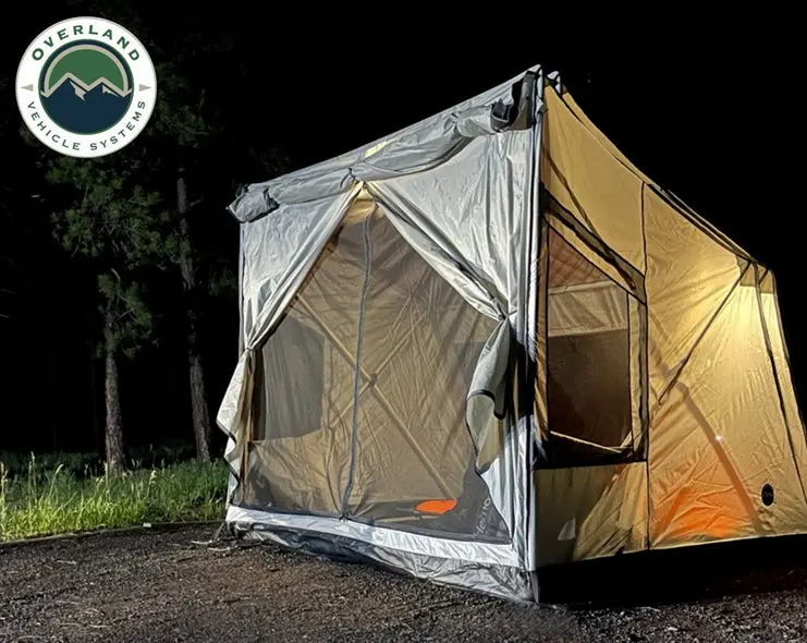 Overland Vehicle Systems Quick Deploying Ground Tent - Gray 1