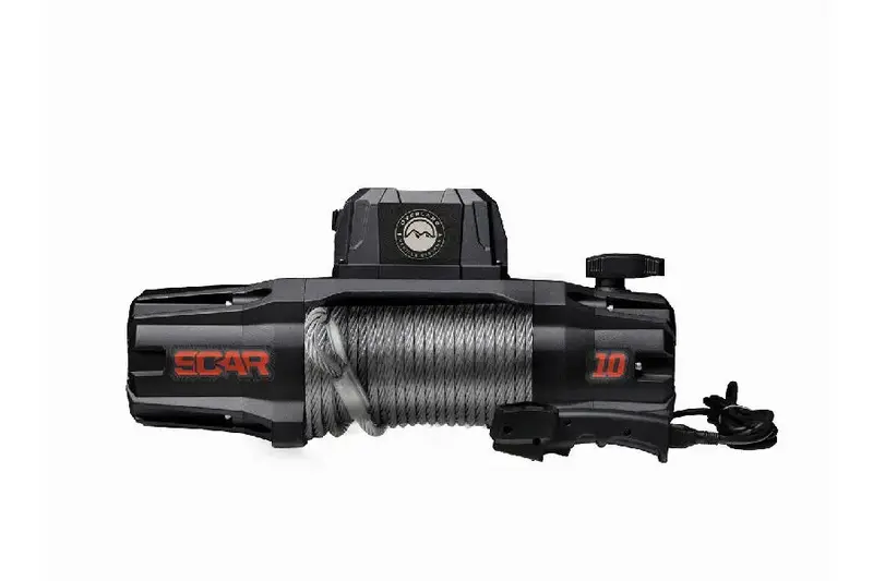 Overland Vehicle Systems Scar 10.0 Winch - Steel Cable W/ Wireless Remote 1
