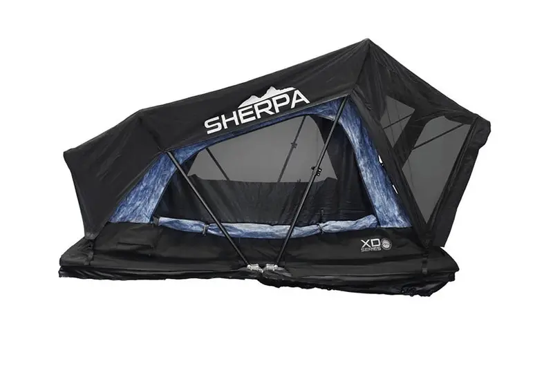 Overland Vehicle Systems Xd Sherpa S4s Hybrid Roof Top Tent - Black/Blue 1