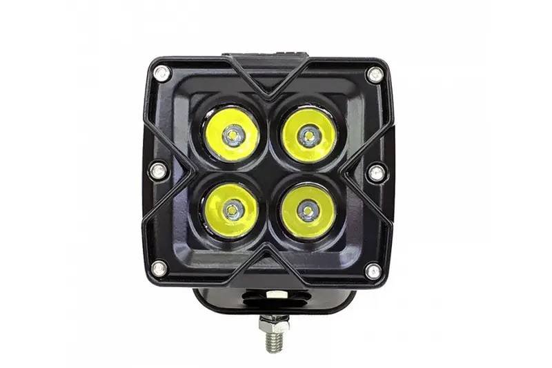 Quake Led 3In 20W  Flood  Reflector Work Light W/Rgb Accent - Single 1