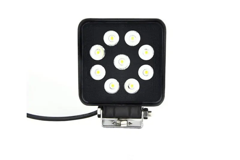 Quake Led 4In Work Light - Spot Beam Pattern, Rgb Accent, 27W 1