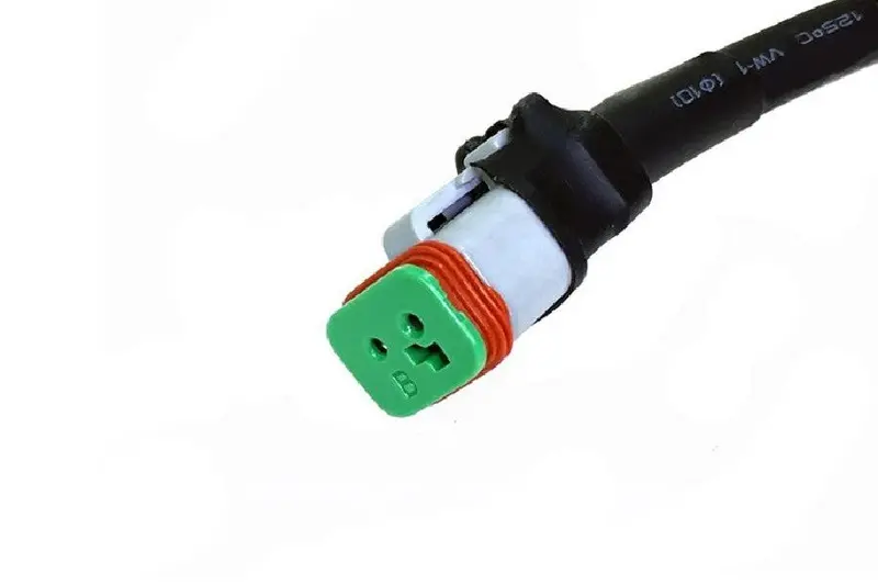 Quake Led 9 Pod Power Wire Harness - 12Ft Red/Black 1