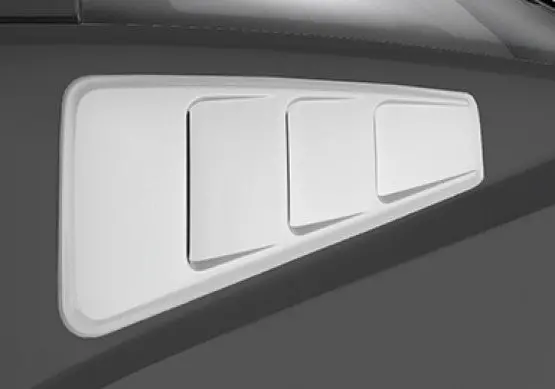 Quarter Window Louvers (Unpainted Pair) 1