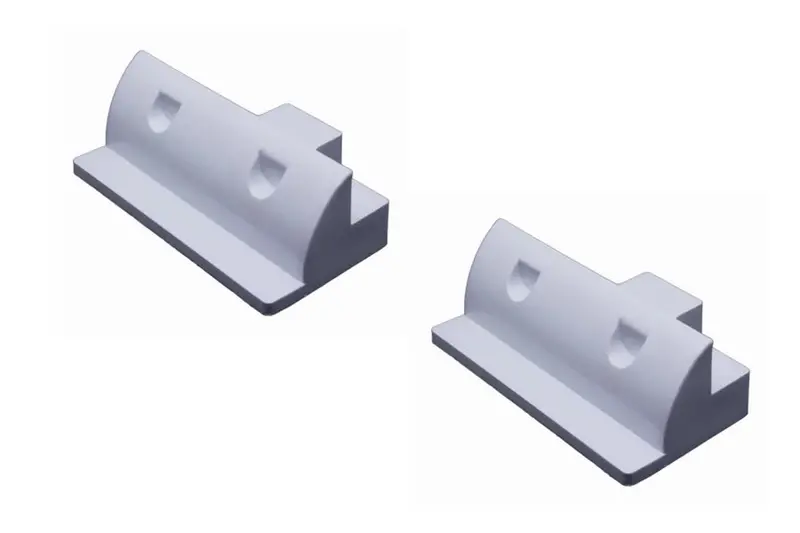 Redarc Abs Plastic Solar Panel Side Mount Set - 2Pcs 1
