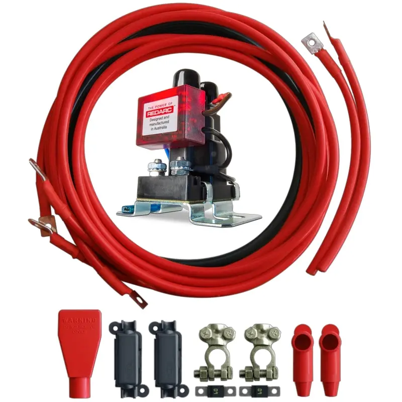 Redarc Smart Start Dual Battery Isolator & Wiring Kit 12V 1