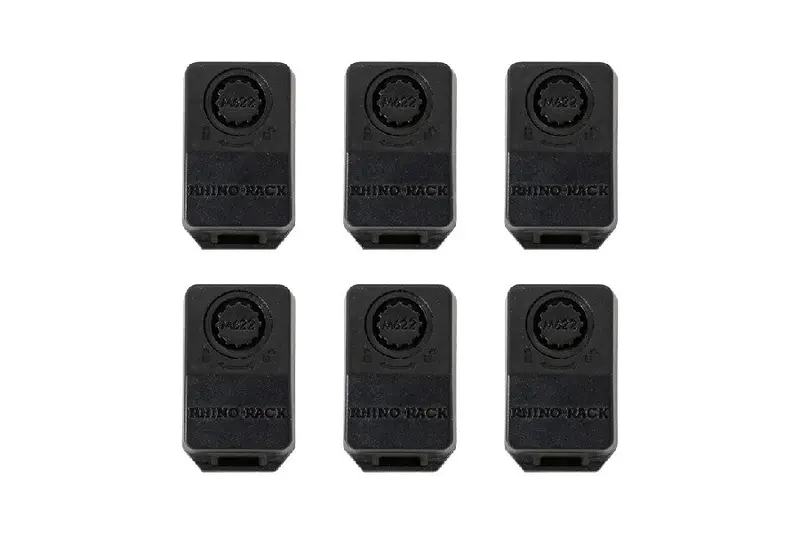 Rhino Rack Serrated Nut And Additional Secure Core Locking Covers For Reconn-Deck Bars 1