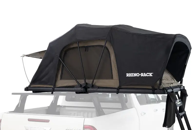 Rhino Rack Soft Shell Roof Top Tent - Black/Khaki | 61026 1