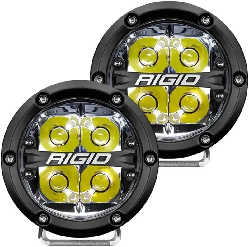Rigid Industries 360-Series 4In Led Off-Road Spot Beam - White Backlight - Pair 1