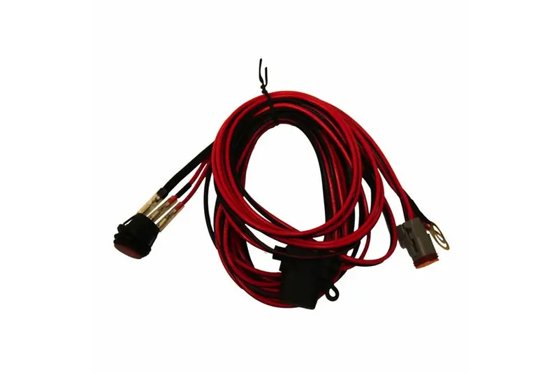 Rigid Industries 4" - 6" E- Series & 10" Sr-Series Wire Harness 1