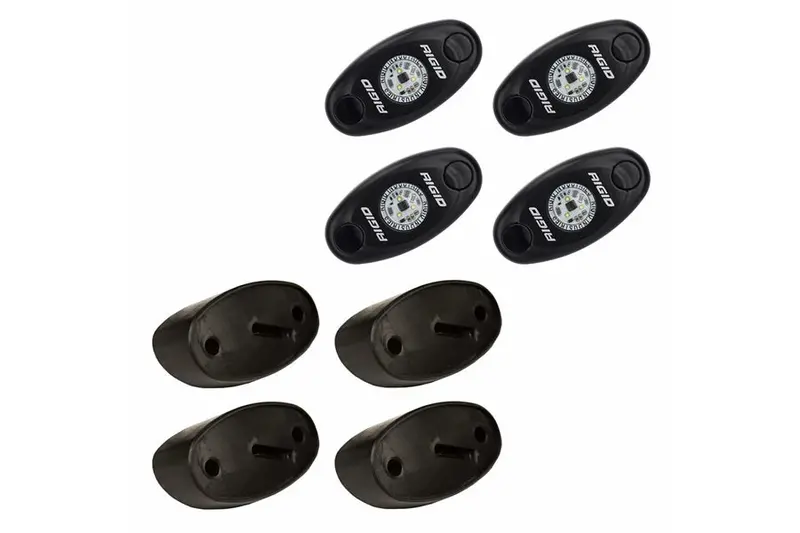 Rigid Industries A-Series Rock Light Kit - Amber, Set Of 4 1