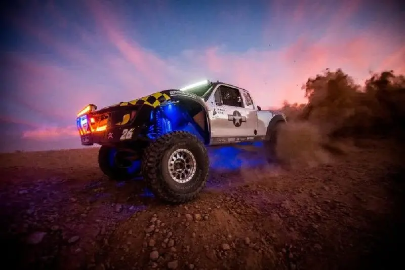 Rigid Industries A-Series Rock Light Kit Blue 2