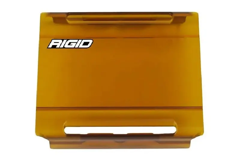 Rigid Industries E-Series Light Cover 4In - Amber 1