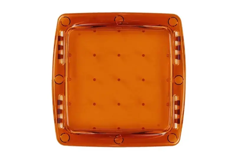 Rigid Industries Light Cover Q-Series Amber Pro 1