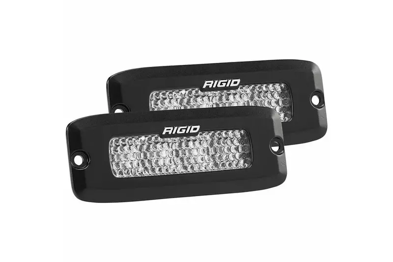 Rigid Industries Sr-Q Series Pro Driving Diffused Pair Flush Mount - Black 1