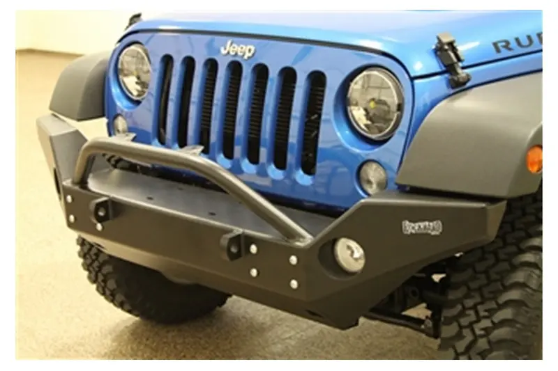 Rock Hard 4X4 Aluminum Patriot Series Full Width Front Bumper, Jk 1