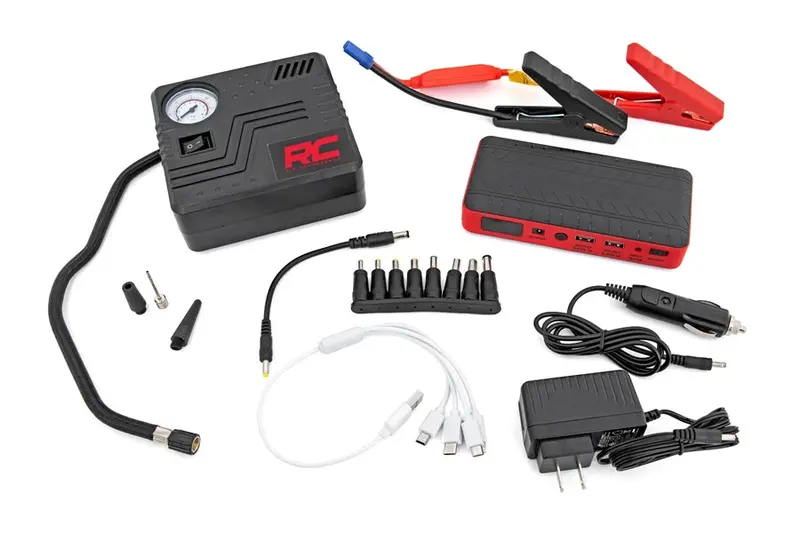 Rough Country Battery Jumper And Air Compressor Kit 1