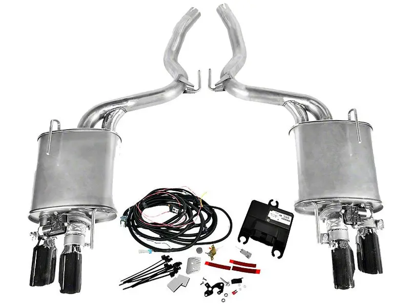 Roush Quad Tip Active Axle-Back Exhaust 1