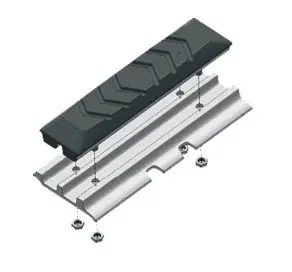 Rubber Pad, Rp101a-300 - Black 1