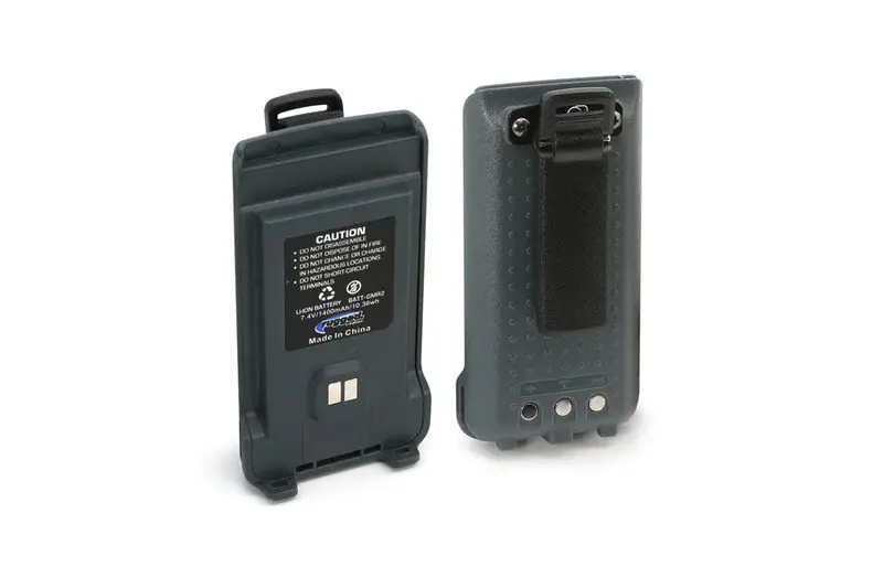 Rugged Radios Gmr2 Replacement Battery W/ 12V Charge Port And Belt Clip - Grey 1