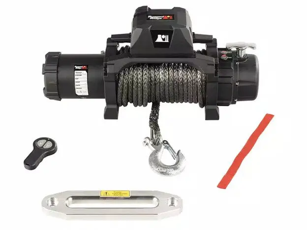Rugged Ridge 12,500Lbs Trekker Winch W/ Synthetic Rope And Wireless Remote 1