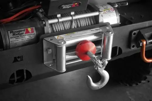 Rugged Ridge Winch Cable Stopper, Red 1