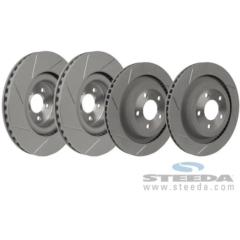 S550 Mustang Gt Performance Pack Slotted Front & Rear Brake Kit 1