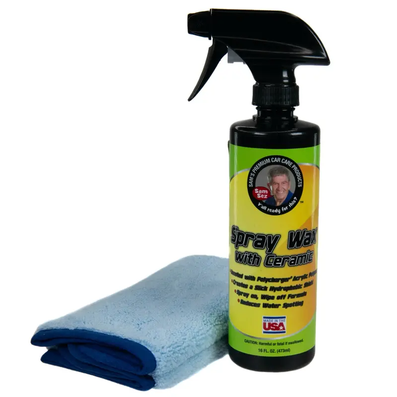 Sam's Spray Wax Kit W/ Microfiber Towel 1