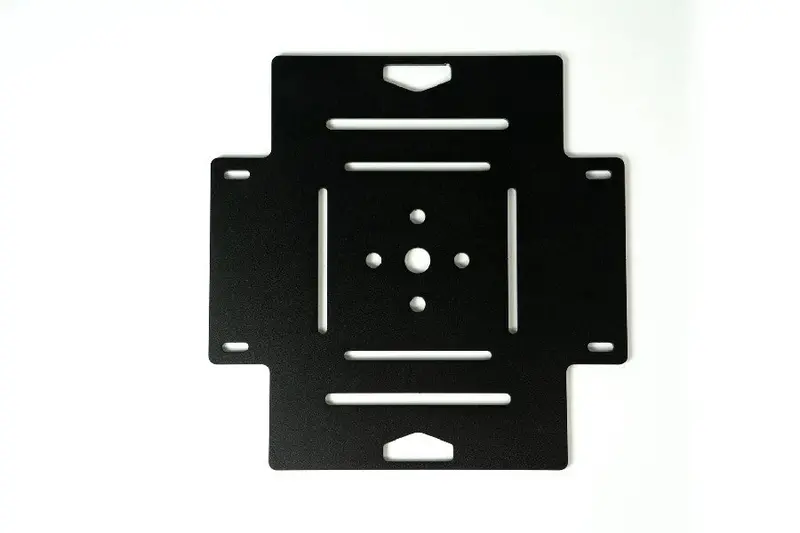 Sherpa 12In Adapt Plate - Black Textured Powder Coat 1