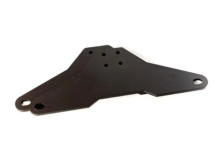 Sherpa Traction Board Mounts, Black Powder Coat 1