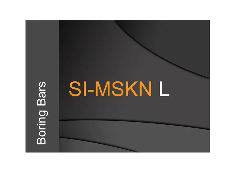 Si-Msknl 40-6 15° End Cutting Edge Angle For Negative Square Snm_ Inserts 1