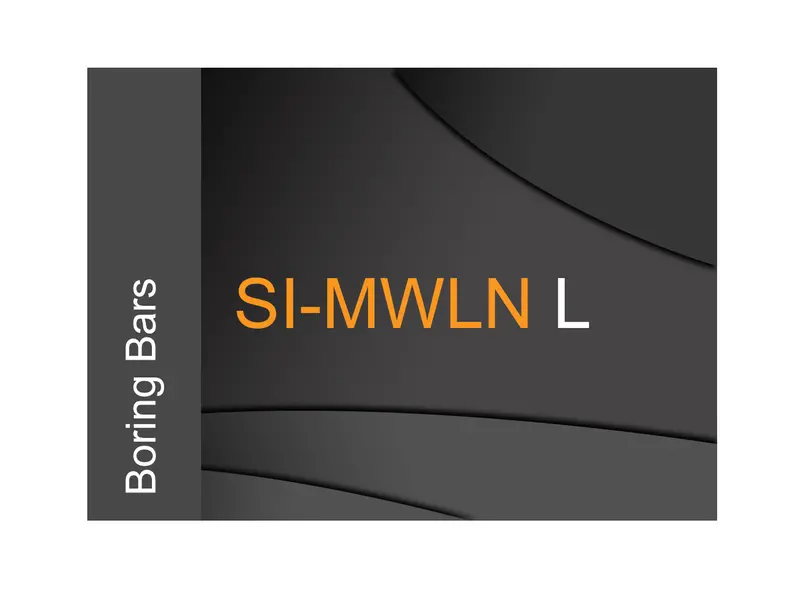 Si-Mwlnl 24-4 -5° End & Side Cutting Edge Angle For Negative Trigon Wnm_ Inserts 1