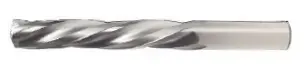 Solid Carbide Drill Jobber Length. Cutter Diameter J. Flute Length 2-1/8". Oal 3-1/2" - 3 Flutes - 150 Degree Point - Uncoated 1