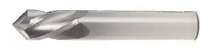 Solid Carbide Drill Mill Single End. Cutter Diameter 1/8". Shank Od 1/8". Flute Length 1/2". Oal 1-1/2". 2 Flutes - 90 Degree Point - Uncoated 1