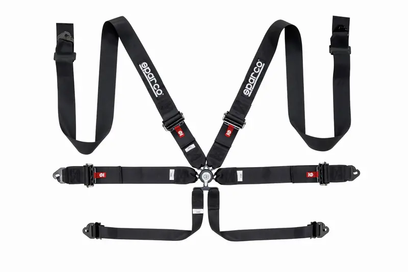 Sparco 6 Pt 3" Aluminum Harness 1