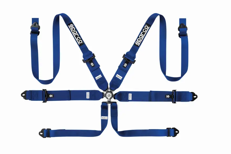 Sparco 6 Pt Hans - 3"/2" Steel Harness 2