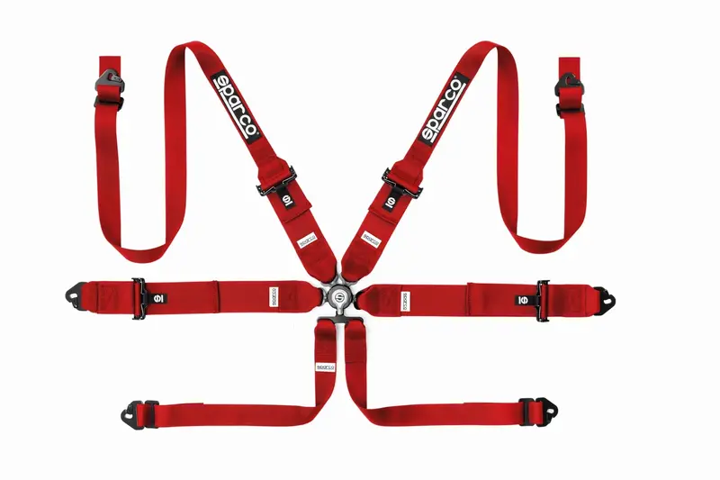 Sparco 6 Pt Hans - 3"/2" Steel Harness 3