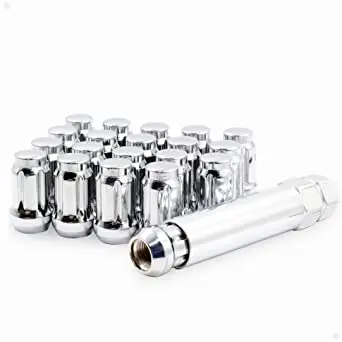 Spline Drive Lug Nut Kit Chrome , 1/2X20 (1965-2014 Mustang) 1