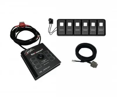 Spod Sourcelt Modular W/ Led Switch Panel And 84In Battery Cables - Red 1