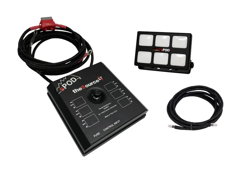 Spod Sourcelt Switch Panel W/ Mini6 And 84In Battery Cables 1