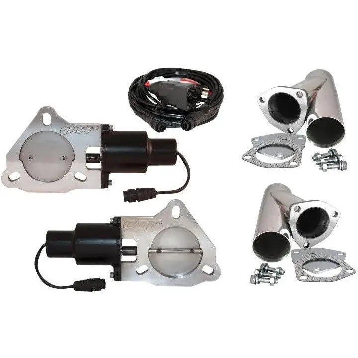 Stainless Steel Universal Electronic Exhaust Cutout Valves (2.5'') 1
