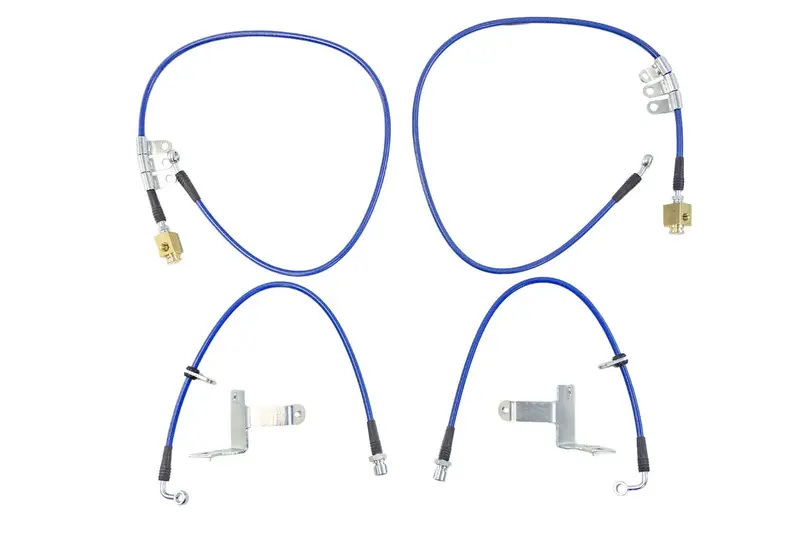 Steeda Mustang Gt/Dark Horse Magneride Braided Stainless Brake Line Kit (2024+)S650 1