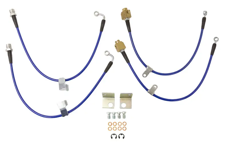 Steeda Mustang Magneride Braided Stainless Brake Line Kit (2016-2023) 1
