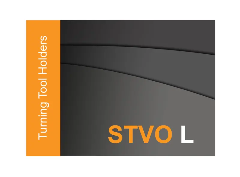 Stvol 24-66E Tool Holder O.D. Threading & Shallow Grooving For Triangle Tnmc Inserts 1