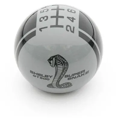 Super Snake Shift Knob - Grey W Black Stripes 1